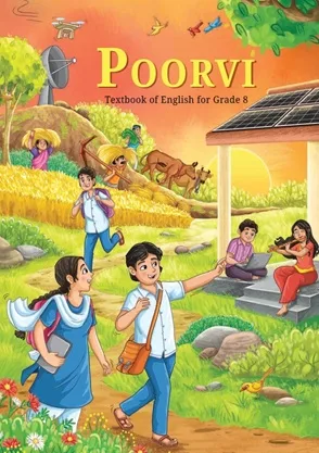 NCERT Class 8 English Poorvi book cover